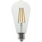 ACA Lighting LED FILAMENT E27 ST64 6W 2700K 230V 820lm RA80 CONDI6WW – Hledejceny.cz