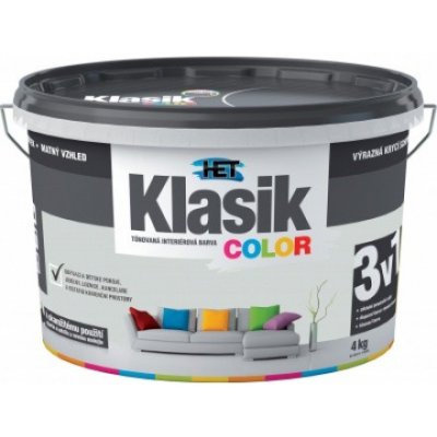 Het Klasic Color malířská barva, 0117 šedý patinový, 4 kg