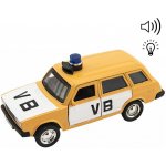 Teddies Policejní auto VB combi kov/plast 11,5cm na zpětné natažení na baterie se zvukem – Hledejceny.cz