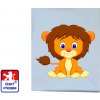Dětská deka Dětský svět Dětská letní deka bavlněná sedící lev