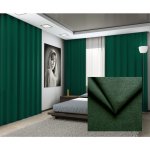 Hotový závěs ENJOY s tunýlkem, tmavě zelený č. 42, 145 x 245 cm – Zboží Mobilmania