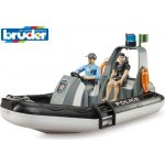 Bruder 62733 Policejní člun se 2 figurkami a příslušenstvím – Zboží Dáma