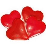 Balónek jednobarevný CR05 červené srdce sada – Zboží Dáma