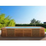 Technypools Natural Wood Elegance 750 7,10 x 4,50 x 1,25 m 0408KS – Hledejceny.cz