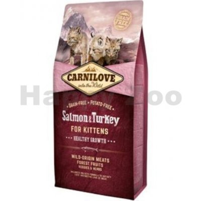 Carnilove Salmon & Turkey for Kittens Healthy Growth 2 x 6 kg – Zboží Mobilmania