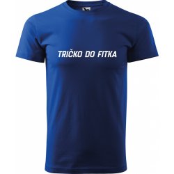 Sablio tričko s potiskem tričko do fitka modré