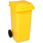 Jestic Popelnice plastová 120 l žlutá – Zboží Dáma