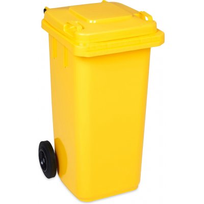 Jestic Popelnice plastová 120 l žlutá – Zboží Dáma