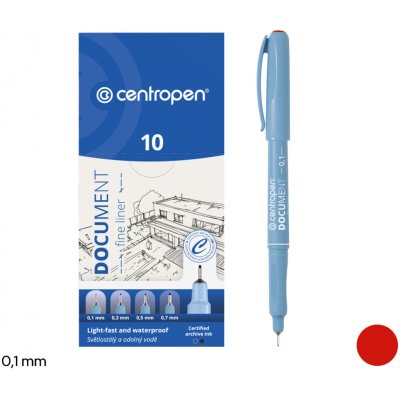 Centropen 2631 0,1 červený – Zboží Mobilmania