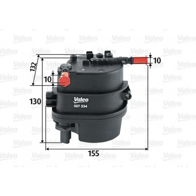 Palivový filtr VALEO 587534 – Hledejceny.cz