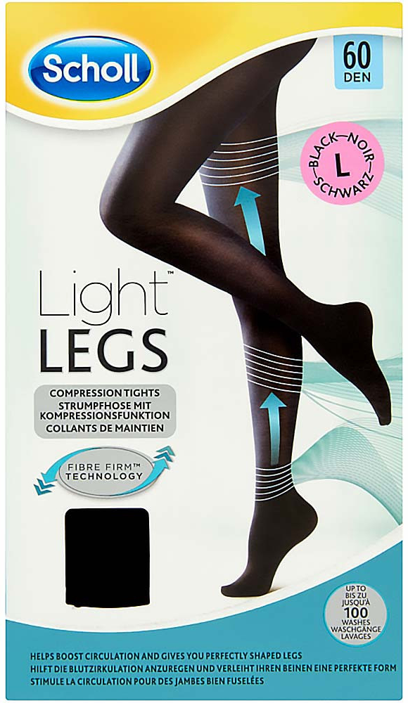 Scholl kompresivní Light Legs 60 DEN kompresní punčochové kalhoty černé od  649 Kč - Heureka.cz