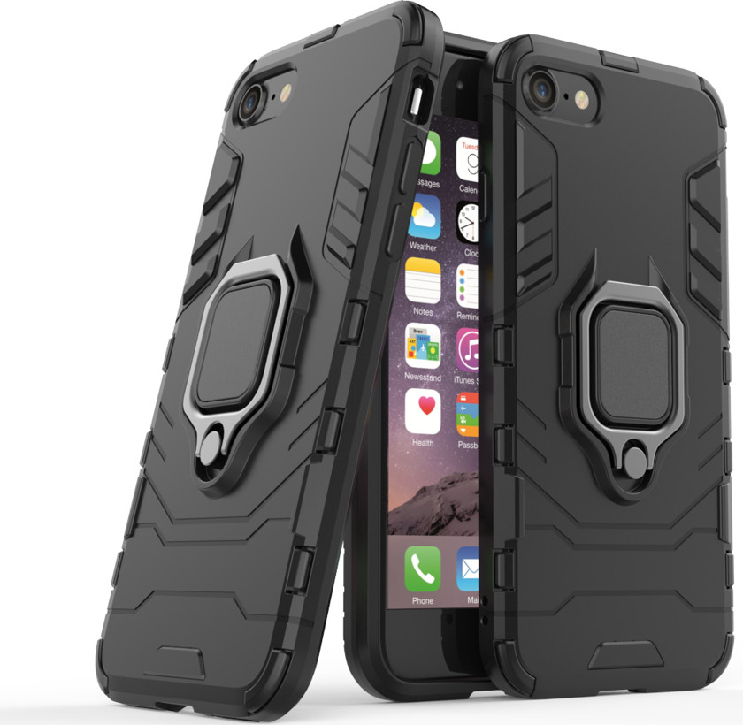 Pouzdro Ring Armor Case Apple iPhone 7, iPhone 8, iPhone SE 2020 černé