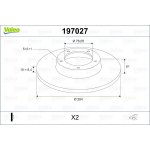 Brzdový kotouč VALEO 197027 – Hledejceny.cz