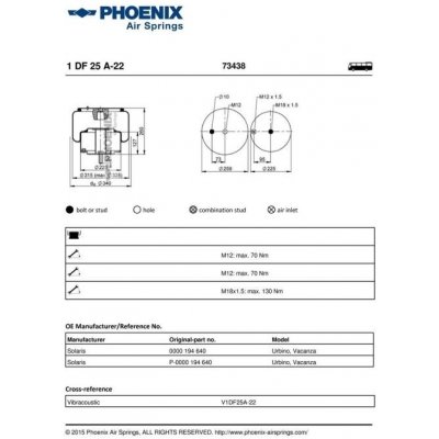 Měch kompletní SOLARIS Phoenix 1DF25A-22 – Zbozi.Blesk.cz