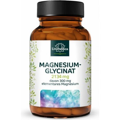 Unimedica Magnesium Bisglycinate 300 mg chelátová forma, 180 kapslí – Hledejceny.cz