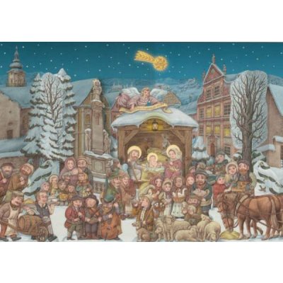 Pohlednice Vánoční betlém – Zboží Dáma