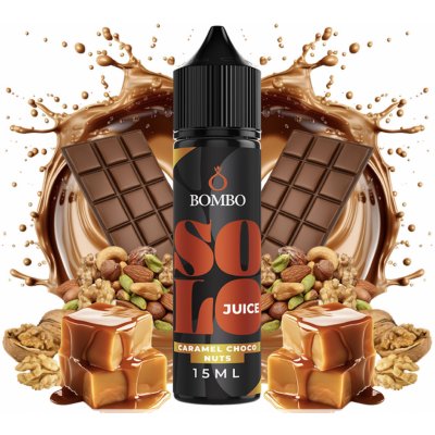 Bombo Solo Juice Shake & Vape Caramel Choco Nuts 15 ml – Zboží Mobilmania