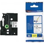 BROTHER TZe-FX231 bílá / černá 12 mm s flexibilní páskou (TZEFX231) – Zboží Živě
