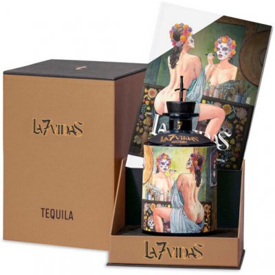 La7vidas Tequila Blanco 40% 0,7 l (v dárkové kazetě s komixem) – Sleviste.cz