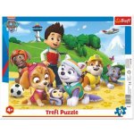 Trefl deskové Přátelé z Tlapkové patroly/Paw Patrol 33 x 23 cm 15 dílků – Zbozi.Blesk.cz