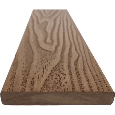 Dřevoplast WPC Premium plotovka 85x13 mm, rovná, teak výška: 2000 mm – Sleviste.cz