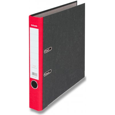 ESSELTE Pořadač pákový A4, 50 mm, mramor červený – Zboží Živě