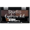 Přípravky na obočí Miss Sporty Studio Eyebrow set na obočí 1 Medium Brown 2,4 g