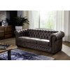 Pohovka Askont R 3M dark brown Chesterfield Oxford