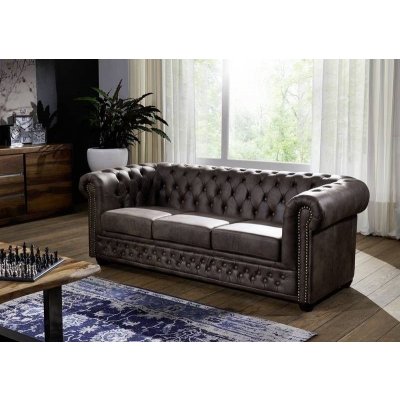 Askont R 3M dark brown Chesterfield Oxford