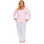 Dámské dlouhé pyžamo Doctor Nap PB.7324 Růžová – Zboží Mobilmania