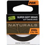Fox návazcová šňůrka naturals soft braided hooklength 20m - 35lb – Zboží Dáma