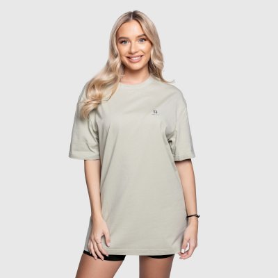 Iron Aesthetics Boyfriend Dámské oversized tričko zelené – Zboží Dáma