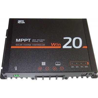Solární regulátor MPPT Lumiax Win2075-K, 12-24V/20A, bluetooth – Hledejceny.cz