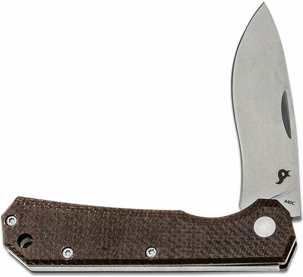 FOX Ciol Folding Knife, 440C Blade, Micarta Handles,