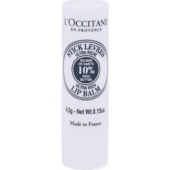 L'Occitane En Provence Výživný balzám na rty s bambuckým máslem Stick Levres Lip Balm Stick 4,5 g