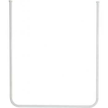 EmaHome Koupelnová tyč na závěsy 70 x 165 cm univerzální / bílá