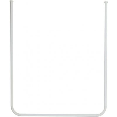 EmaHome Koupelnová tyč na závěsy 70 x 165 cm univerzální / bílá