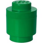 LEGO® úložný box kulatý 12,3 x 18,3 cm tmavě zelená – Hledejceny.cz