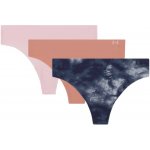 Under Kalhotky Armour UA PURE STRETCH NO SHOW THONG -PRINT 3PK 1383894044 – Zboží Dáma