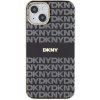 Pouzdro a kryt na mobilní telefon Apple DKNY Repeat Pattern Tonal Stripe kryt s MagSafe pro iPhone 13 - černý 57983120241