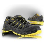 VM BILBAO 2165 S1 ESD sandál černo-žlutá – Zboží Dáma