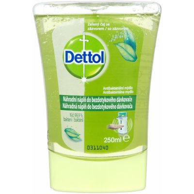 Dettol Zelený čaj se zázvorem antibakteriální mýdlo do bezdotykového dávkovače náhradní náplň 250 ml – Sleviste.cz