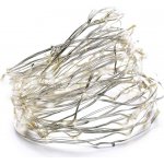 EMOS Vánoční osvětlení nano řetěz stříbrný LED studená bílá 10 m 100 LED – Sleviste.cz
