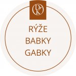 Davídkovo koření Etiketa Rýže babky Gabky béžová průměr 4,5 cm 1 ks – Zboží Mobilmania