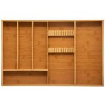 5Five® Organizér na příbory, bambusový příborník s prostorem na nože TIROIR, 58 x 38 cm – Hledejceny.cz