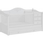 ČILEK rostoucí postýlka RUSTIC WHITE BABY – Zboží Mobilmania