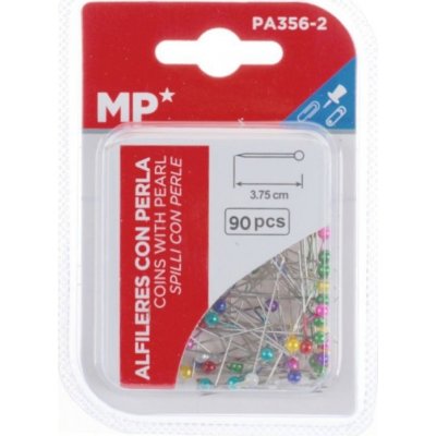 Main Papel S.L. Špendlíky kovové barevné 37mm (90ks) – Zboží Dáma
