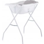 Chipolino Vanička s podložkou a stojanem Vela 87cm Grey – Sleviste.cz