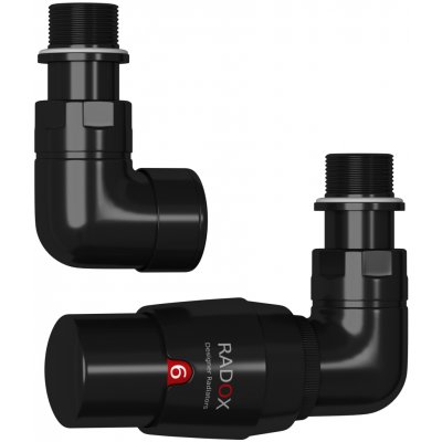 Radox RX2T termostatický ventil černá VT-RX-2T.9005M.OS.L – Hledejceny.cz