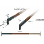 DEOKORK Plastová krytka oboustranná boční 600 mm - Zlatý dub R01 2178001-167 RENOLIT